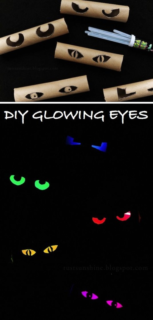 glowing eyes